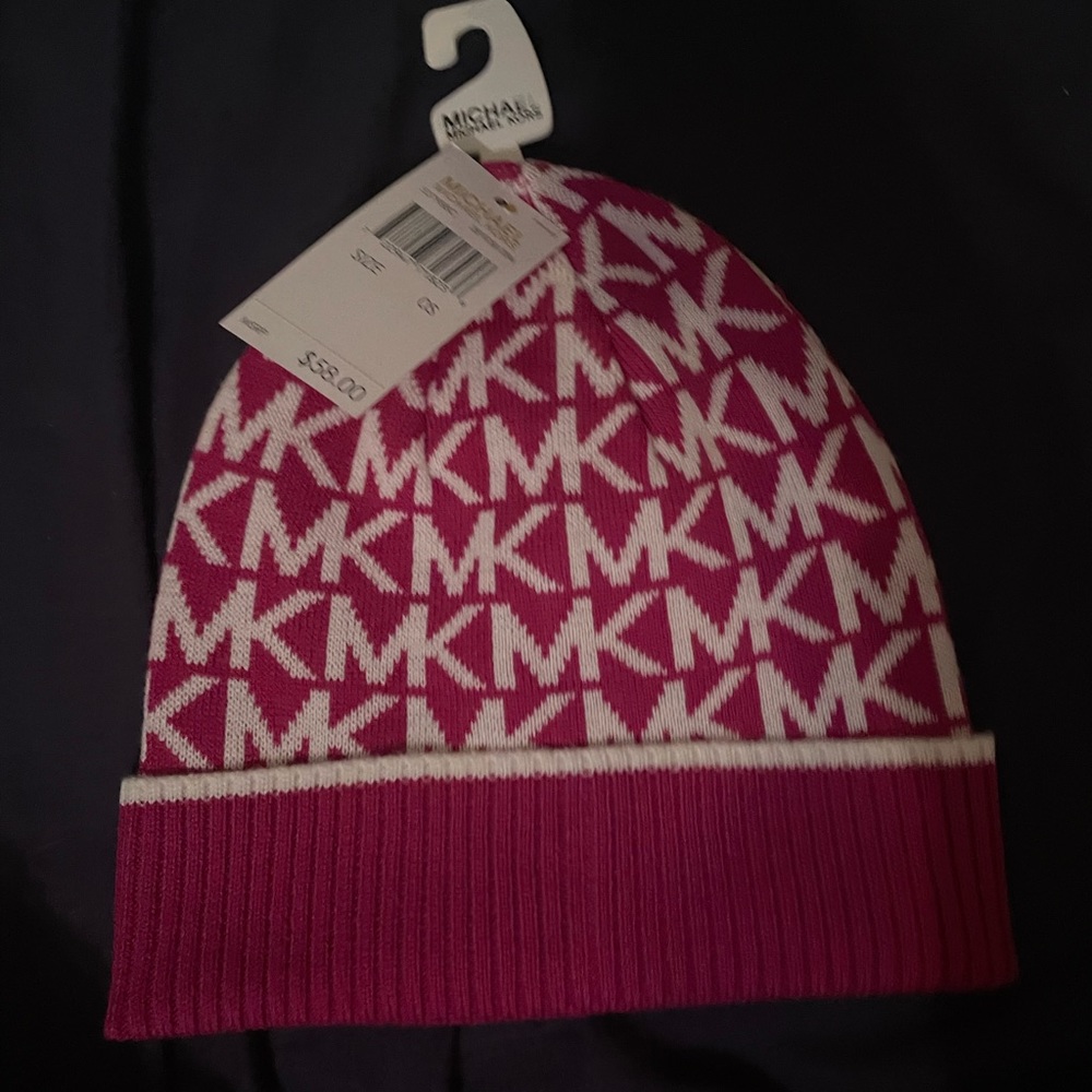 Pink Michael Kors Winter Hat